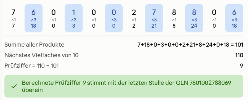 pruefziffer